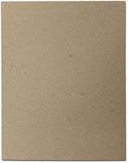 30pt 8 1/2 x 11 Brown Kraft Cardboard Chipboard (100 Pieces)