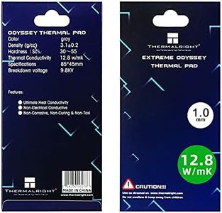 Thermalright Thermal Pad 1mm 12.8 W/mK, 85x45x1.0mm, Non Conductive Heat Resistance, Odyssey Silicone Thermal Pads for PC PS5 PS4 Laptop Heatsink CPU/GPU/CPU/SSD/VRAM/LED Cooler