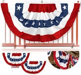 Anley USA Pleated Fan Flag, 1.5x3 f