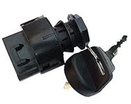 shamofeng 6 pin Ignition Key Switch FOR Polaris OEM Number 4012166 four blocks off, on, lights on, and spring return start.