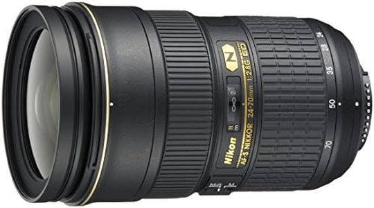 Nikon AF-S FX NIKKOR 24-70mm f/2.8G ED Zoom Lens with Auto Focus for Nikon DSLR Cameras