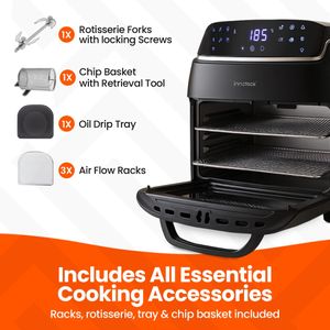 Innoteck 12L Digital Air Fryer Oven – Multifunctional Countertop Cooker