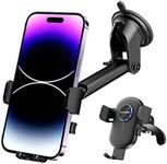 VENTION Phone Mount for Car Vent-Windshield-Dashboard Car Cell Phone Holder Mount 3 in 1 Cell Phone Automobile Cradles Cell Phone Mount for car Compatible with iPhone 13 14 Pro Max