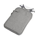 TFY Protective Pouch Bag + Bonus Hand Strap Holder for 6 inch e-Readers（Grey）- Kindle Paperwhite/Voyage/Oasis/Kobo Aura/Touch 2.0 / Nook GlowLight Plus/Sony PRS-300 / Sony PRS-350