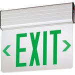 Lithonia Lighting Edg 1 G El M6 Aluminum Led Emergency Exit Sign