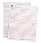 500 CMS-1500 Claim Forms - Current HCFA 02/2012 Version"New Version"- Forms Will line up with Billing Software and Laser Compatible- 500 Sheets - 8.5'' x 11
