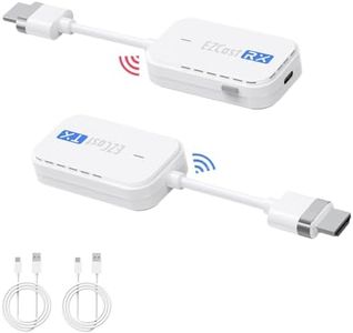 Trasmettitore e ricevitore HDMI wireless, di estensione HDMI wireless da 98FT/30 m Trasmissione di video e audio da laptop o fotocamere a TV, proiettori, per home theater, ufficio, presentazioni