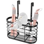 Aolldy Hair dryer holder 3 in 1 Hair Tool Organizer djustable Height Wall Mounted/Cabinet Door Bathroom Organizer Under Sink for Hair Dryer, Flat Irons, Curling Wands, Hair Straighteners