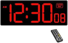 Soobest Digital Wall Clock with Sec