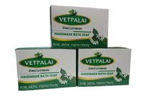 Vetpalai Herbal bath soap for psoriasis and itchy skin (pack of 3) -330gm