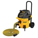 DEWALT Wet/Dry Vacuum HEPA Dust Extractor 10 Gallon with Automatic Filter Cleaning, Portable Shop Vacuum Variable Suction (DWV015)