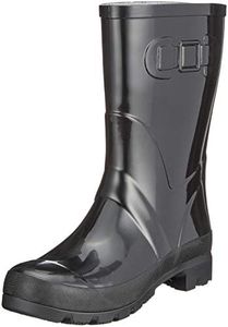 Beck Femme Fashion Bottes bottines de pluie, Noir, 38 EU