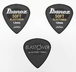 IBANEZ Elastomer Picks Soft - Hazed Black/Pack of 3 (BEL16ST10SHBK)