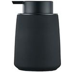 12Oz Black Soap Dispenser - Ceramic