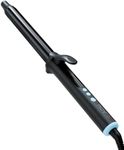 Novus Extended Barrel Curling Iron 1 Inch - Long Barrel Hair Curler with 6 Heat Settings (250℉-430℉), Ceramic Ionic, 81W Fast Heating in 30s, Cool-Tip Design, 30-Min Auto Shut-Off, 360° Swivel Cord