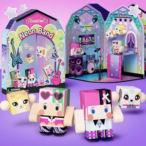 GobiDex Magnetic Doll House Playset for Girls, STEM Toddler Toys with 4 Scenes, Figures, Pets & Stickers – Great Birthday Gift for Kids Pretend Play