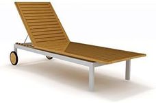 AquaTeak Blend Teak & Stainless Steel Lounger