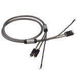 Audiophile LP Vinyl Record Tonearm Phonograph Cable Silver Plated HiFi Audio RCA Cables with Ground Wire (3.3Ft/1m)