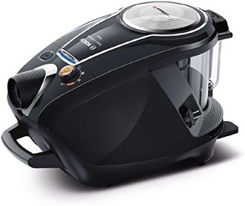 Bosch Electroménager Série 8, BGS7MS64, aspirateur traîneau sans Sac ProSilence, extrêmement Silencieux, Technologie SensorBagless et système de Nettoyage Intelligent du Filtre, Noir