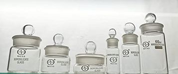 ISKO® Borosilicate Glass Weighing Bottle Set of 5 (15, Squate Form, 5