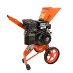 Forest Master FM6DDES Petrol Wood Chipper with Electric Start 6HP Self-Feeding - Lightweight and Well-Balanced - Chips up to 50mm (2 inches)