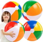 JOYIN 4-Pack 20" Beach Balls - Larg