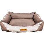 Hound Comfort Bed, Medium ,brown,white,65x50x20cm