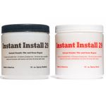 Instant Install 29 – 20 oz. Epoxy Permanent Repair Kit – Granite Porcelain Tile Marble Fiberglass Quartz – Chips/Cracks – Rebonds/Rebuilds Missing Pieces – Dry in 29 Minutes – Tintable with EZ-Tint