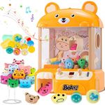 ROHSCE Mini Claw Machine for Kids | Arcade Game Toy Claw Machine Electric Candy Bear Vending Machine Toy with LED Lights & Adjustable Sound, Christmas Birthday Gifts for Girls Ages 4+