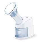 Beurer SI40 Steam Inhaler | Soothing steam Treatment for The Upper Airways | Nebulisation of Saline Solutions and Essential Oils | Inhalation Therapy for Effective Relief from coughs and Congestion