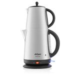 Eco Turkish Tea Maker, Stainless Steel, 2200