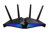 ASUS RT-AX82U (AX5400) Dual Band WiFi 6 Extendable Gaming Router, Gaming Port, Mobile Game Mode, Aura RGB, PS5 Compatible, Subscription-Free Network Security, Instant Guard, VPN, AiMesh Compatible