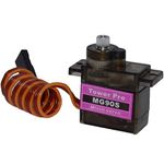 Robocraze MG90S Servo Motor | Metal Gear Micro Tower Pro Motor | Digital Servo Motor For DIY Dornes, Quadcopters, RC Planes