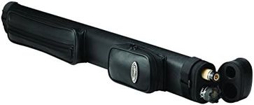 Casemaster by GLD Products Q-Vault Classic Billiard/Pool Cue Hard Case, Holds 1 Complete 2-Piece Cue (1 Butt/1 Shaft),Black,One Size