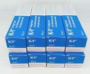 K-Y Lubricating Jelly Sterile 82g - Pack of 8 | Gentle and Effective Personal Lubricant | Medical-Grade and Water-Soluble