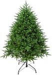 EveXmas- Infinity-125cm/4ft - Premium Artificial Christmas Tree- Pine - For Any Environment - Easy Assembly - Metal Hinges - Sturdy Base - 100% Polyethylene Branches