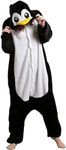 PENGMAI Penguin Onesie Costumes Pajamas Women Men Animal Cosplay One Piece Halloween Xmas Homewear