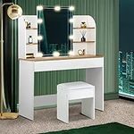 Oikiture Dressing Table Stool Desk 