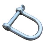 Wide D-Shackle - 316 Stainless Steel - Suitable for Mooring Buoys - M5 - Pack of 2