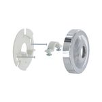 Danco 12005 Shower Arm Stabilizer Bracket and Flange Cover, No Size, Chrome