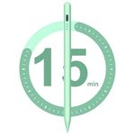 HATOKU Pencil compatible with iPad 2018-2023,Fast Charging Stylus compatible for iPad with Tilt Sensitivity Palm Rejection,compatible for iPad Air 3/4/5, iPad Mini 5/6, iPad 6-10 Gen, iPad Pro 11/12.9