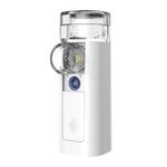 Mini Air 360+ Portable Silent Inhaler Mesh Nebulizer for Adults & Children | Two mask Sizes and Mouthpiece Included | for Cough & Cold Relief | Rechargeable via Micro-USB | Distributed by OMRON