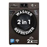 IFB 9 Kg 5 Star, DeepClean® Technology, AI Powered, WiFi, Fully Automatic Front Load Washing Machine (EXECUTIVE MXN 9014K CMS, PowerSteam®, 9 Swirl, Steam Refresh, Inbuilt Heater, Eco Inverter, Mocha)
