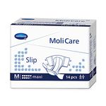 MoliCare Slip Maxi Disposable Briefs Size Medium Case of 56 (14pcs x 4bags) MLNPHT165532, Multicolor