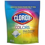 Clorox 2 Laundry Stain Remover and Color Booster Pack, 40 Count