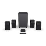 Hisense HT Saturn 4.1.2Ch Sound Bar with Wireless Subwoofer, Dolby Atmos, DTS:X, Bluetooth 5.3, EzPlay, 4K HDMI Pass Through, Roku TV Ready, HDMI/AUX/ARC/Optical/USB, 5 EQ Modes, Hi Concerto