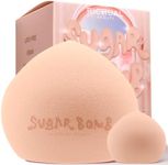 SUGAR BOMB BLENDER Duo Set of Butter-Soft Marshmallow Makeup Sponges ~ Includes: 1 LARGE & 1 MINI Marshmallow Mochi Makeup Blender Beauty Sponge ~ Fast & Flawless Makeup Application, Blending and Setting