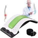 JIAHAO Multi-Level Back Stretching Device,Back Massager Lumbar Support Stretcher Spinal Pain Relieve Back Pain Muscle Pain Relief