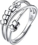 ChicSilver Anxiety Ring, 925 Sterli