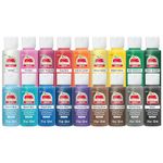 Apple Barrel PROMOABI Acrylic Paint Set, 2 Fl Oz (Pack of 18), Assorted Matte Colors, 18 Count